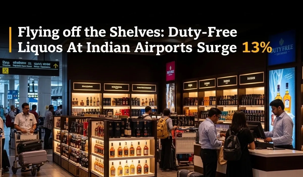 Flying off the Shelves: Duty-Free Liquor Sales At Indian Airports Surge 13%