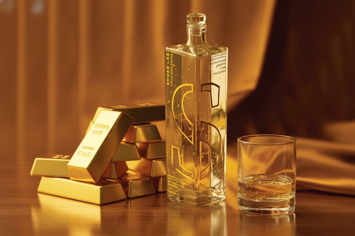 Smoke Lab Launches India’s First Vodka Infused With 24-Carat Edible Gold Flakes
