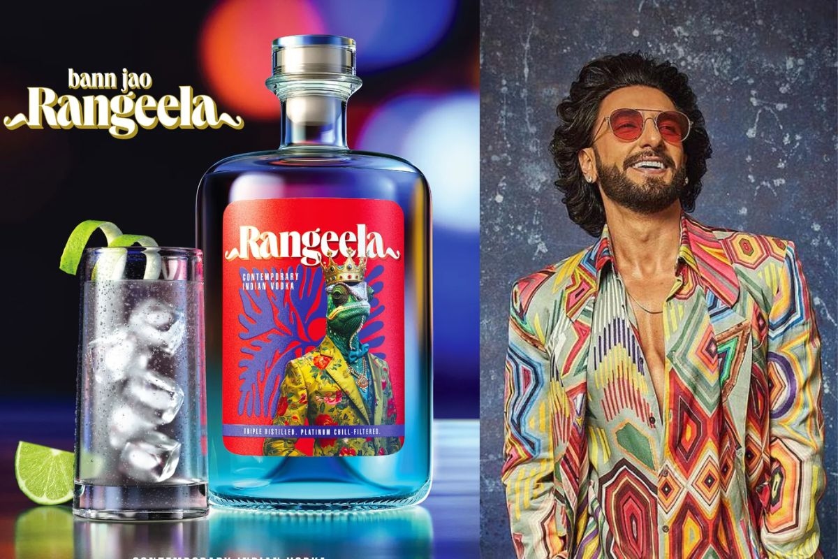 Actor Ranveer Singh Launches Rangeela Vodka, A Homegrown Indian Brand