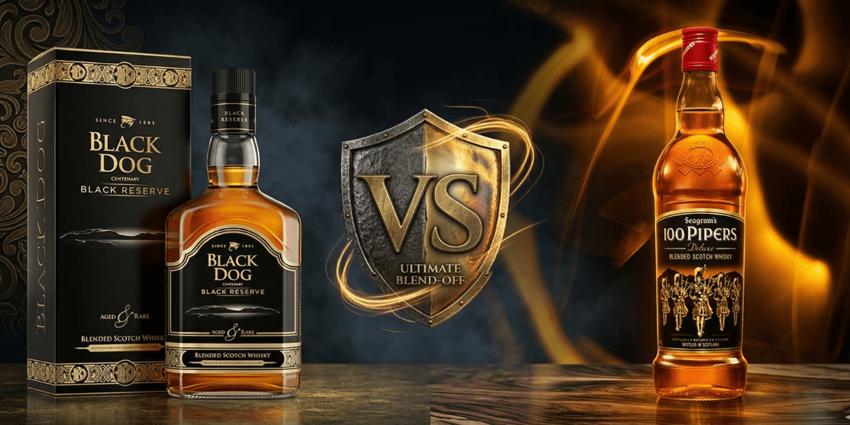 Black Dog vs 100 Pipers: Which Whisky Is Better?