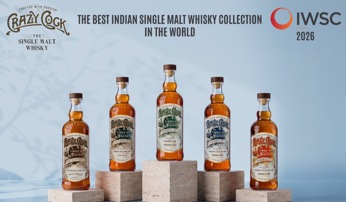 Crazy Cock Indian Single Malt Whisky Wins Big At The IWSC UK 2026