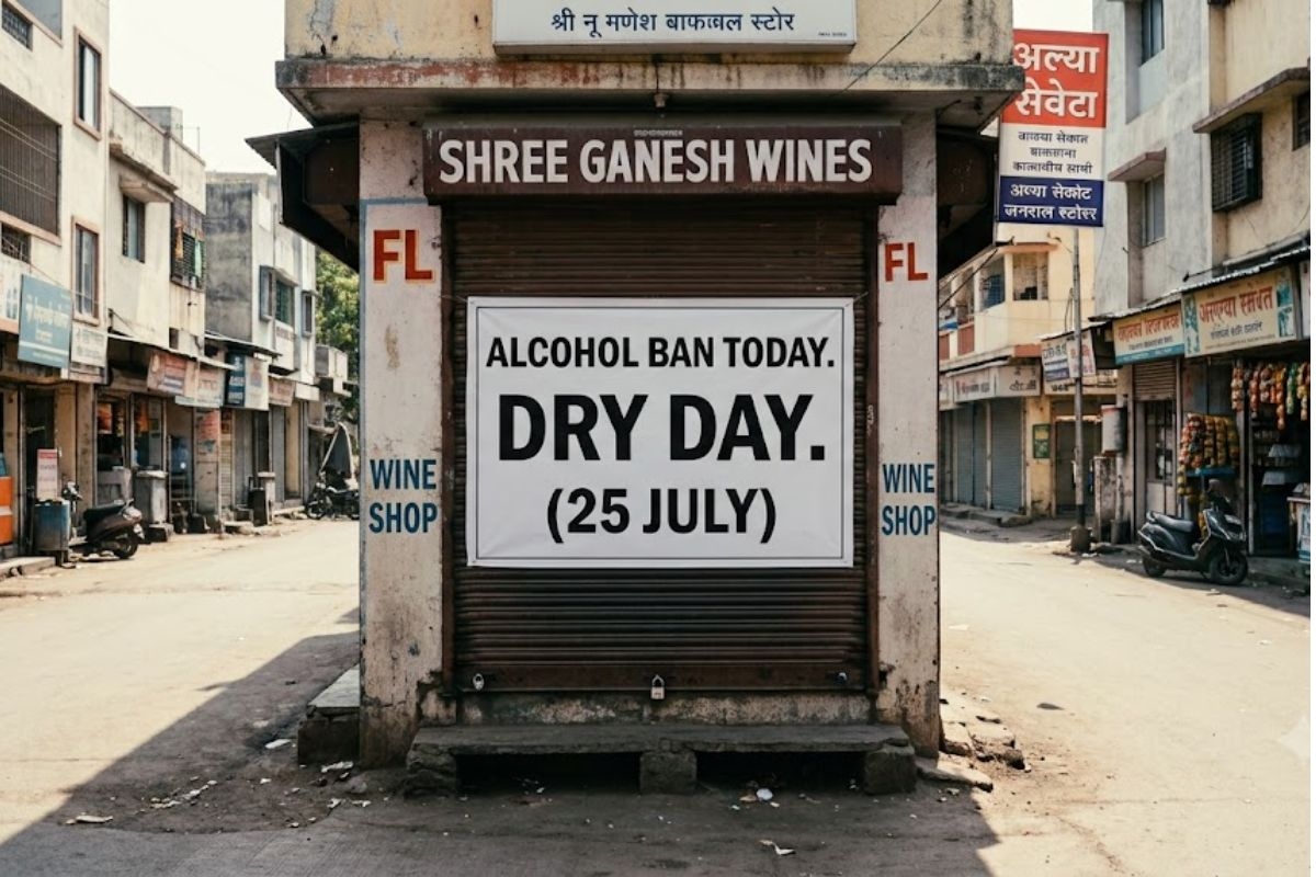 Cities In Maharashtra To Observe Dry Day On 25th July. Here’s Why
