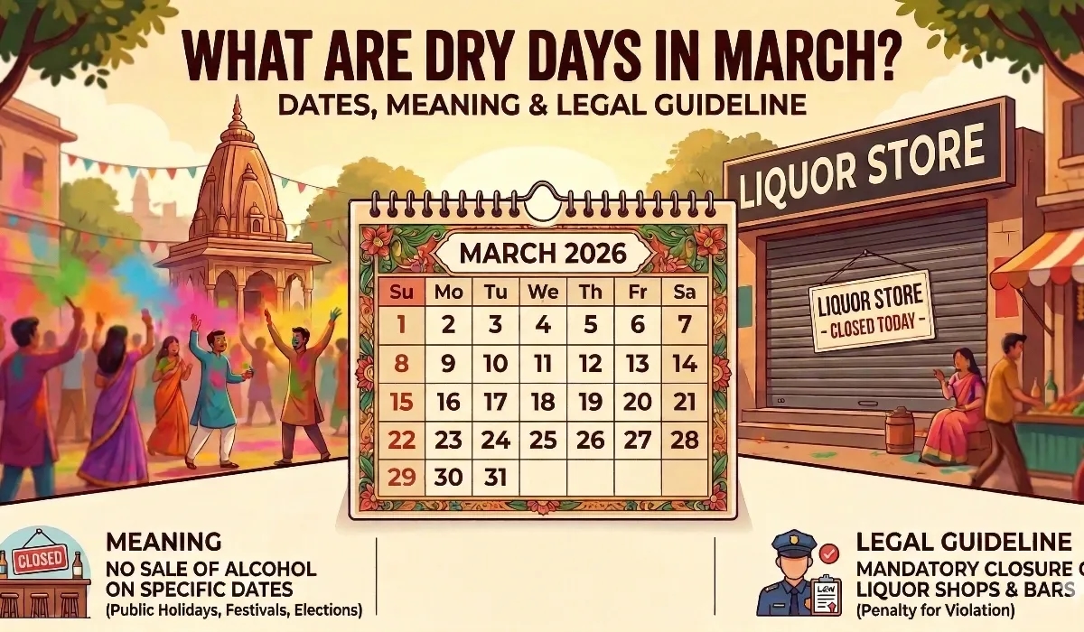 What Are The Dry Days In March? Dates, Meaning & Legal Guidelines