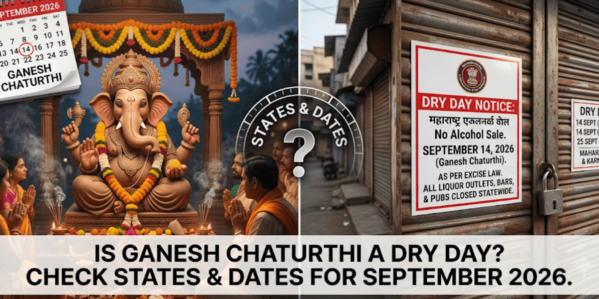 Is Ganesh Chaturthi A Dry Day? Check States & Dates For September 2026