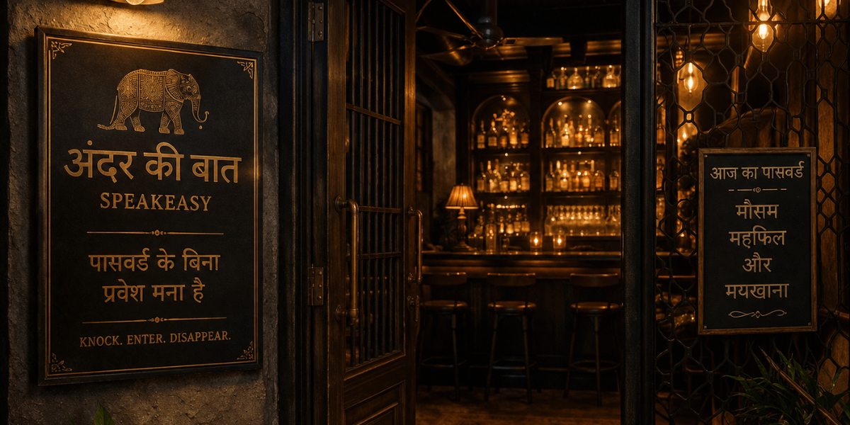 Inside India's Speakeasy Boom: Where Cocktails Meet Mystery