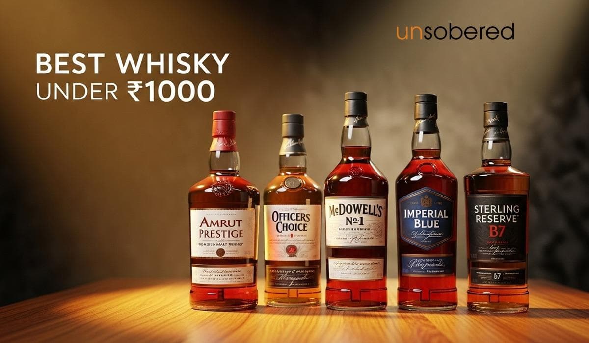 7 Best Whisky Under 1000 In India (2025 List & Guide)