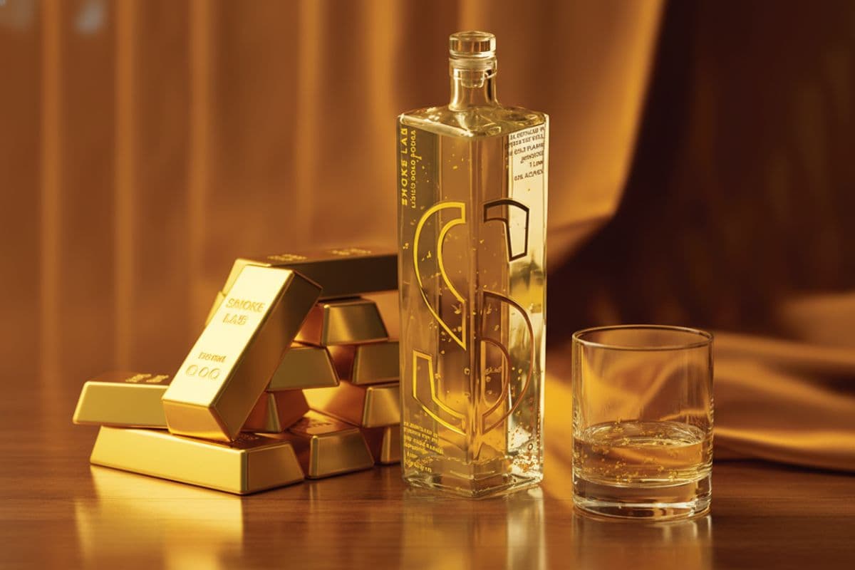 Smoke Lab Launches India’s First Vodka Infused With 24-Carat Edible Gold Flakes