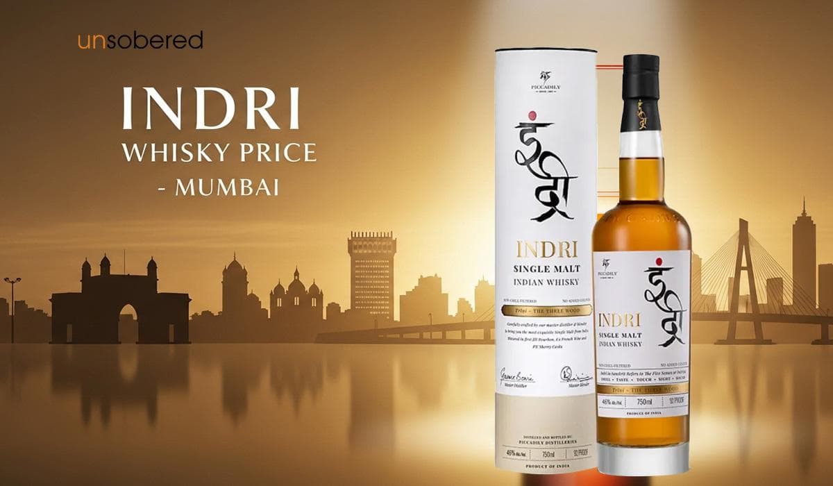 Indri Whisky Price Mumbai 2025: 180ml, 375ml, 750ml & More