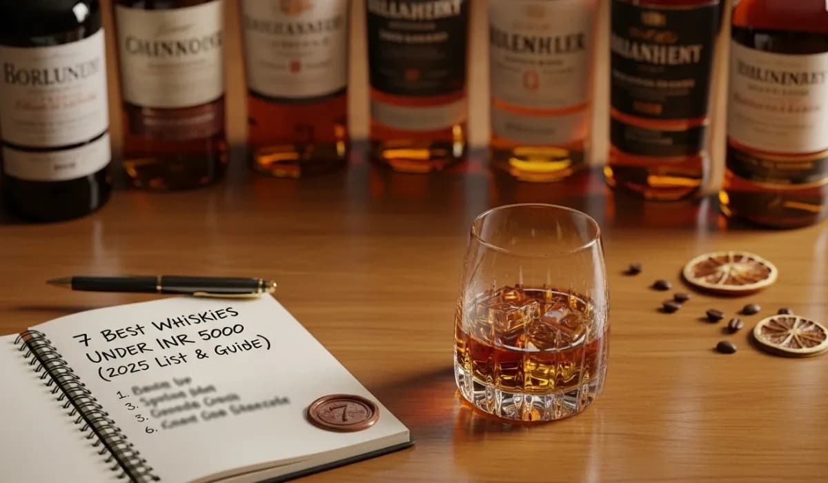 7 Best Whiskies Under INR 5000