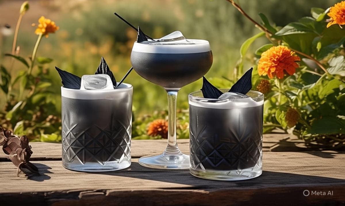 5 Charcoal Cocktails That Look Cool and Taste Cool