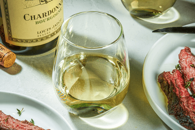 White wine and red meat