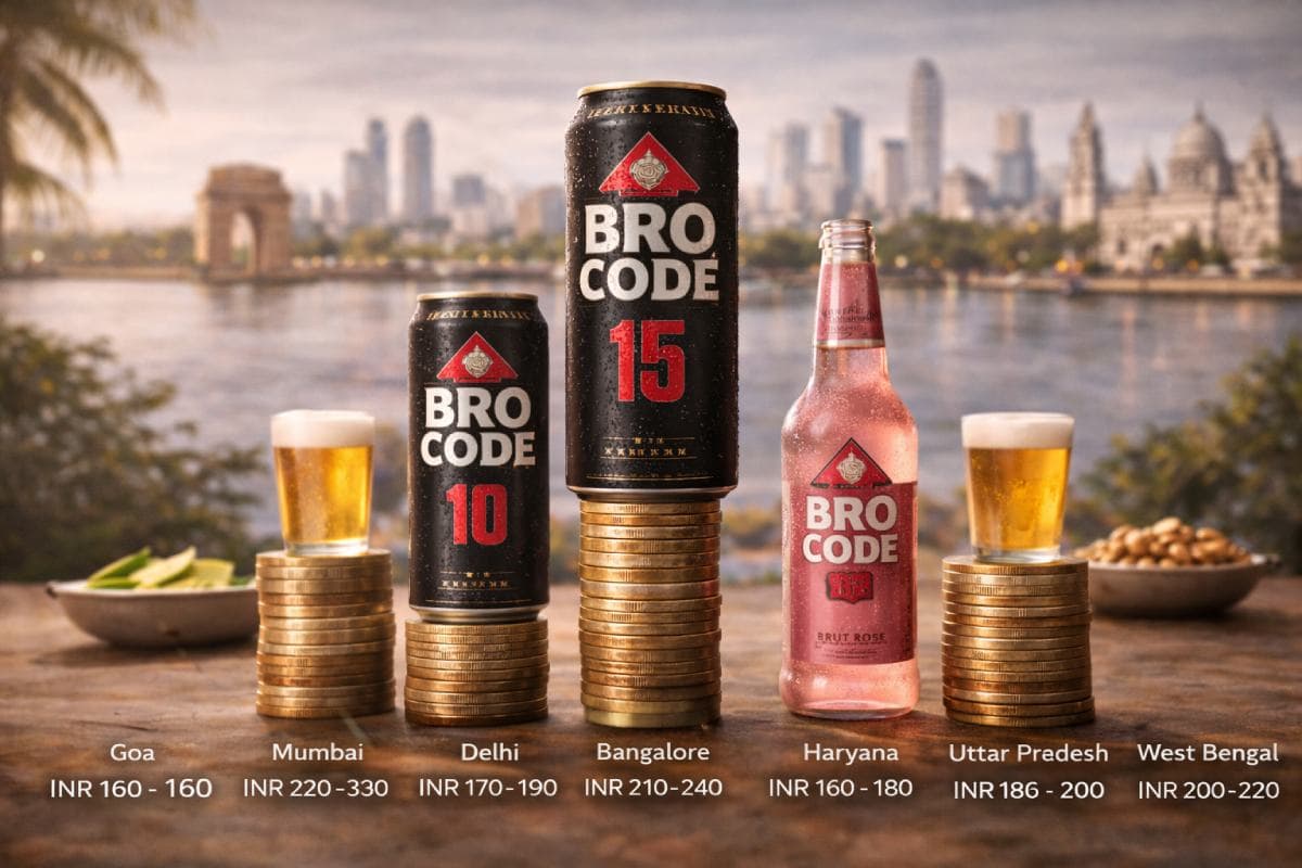 Bro Code Beer Can Price List 2026 (State-wise)