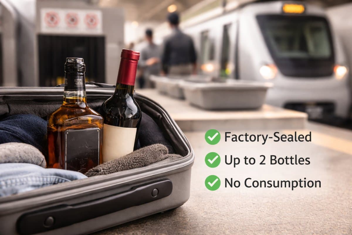 Can You Carry Alcohol In Mumbai Metro?