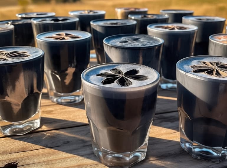 charcoal cocktails