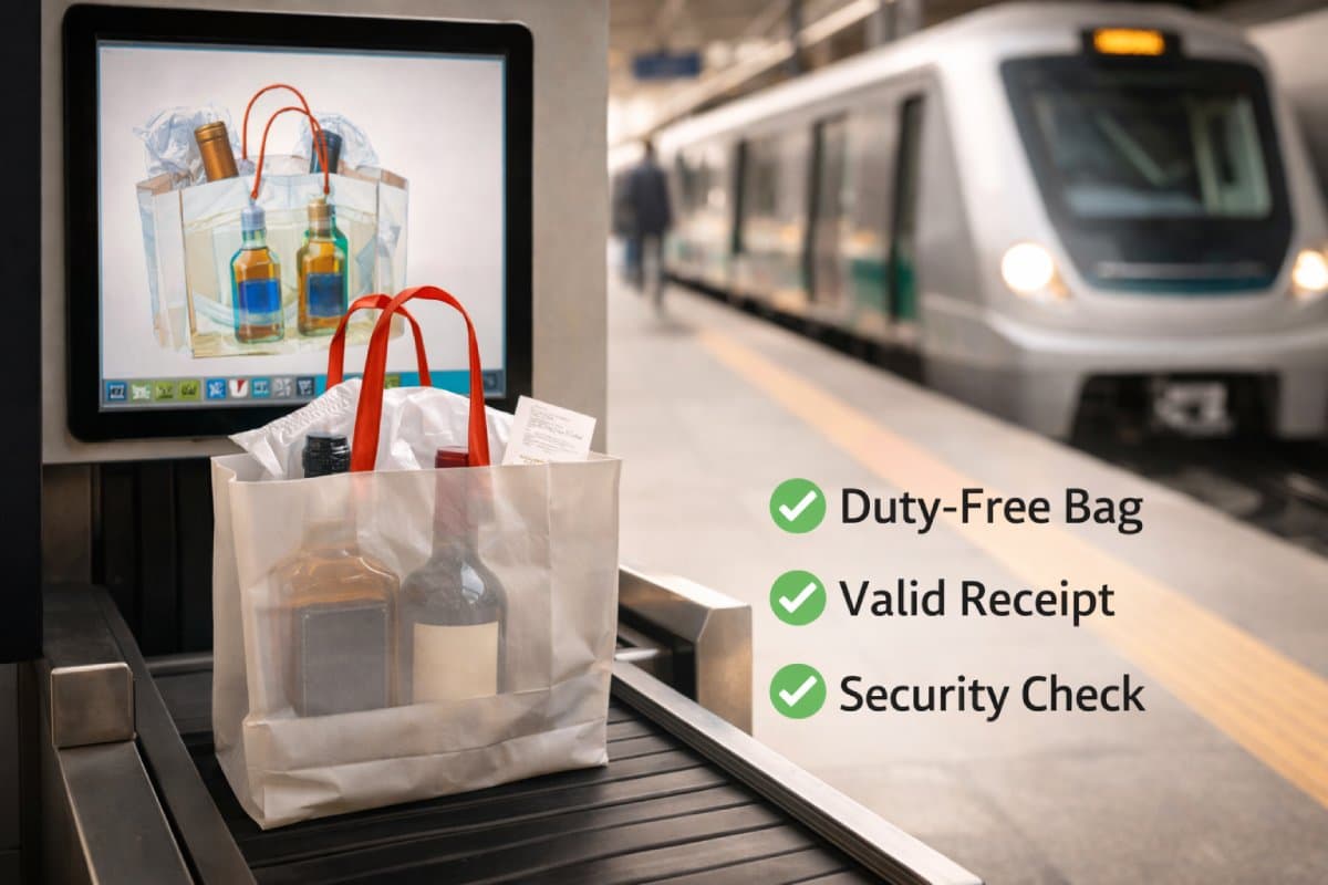 Is alcohol allowed in Mumbai Metro Aqua Line 3