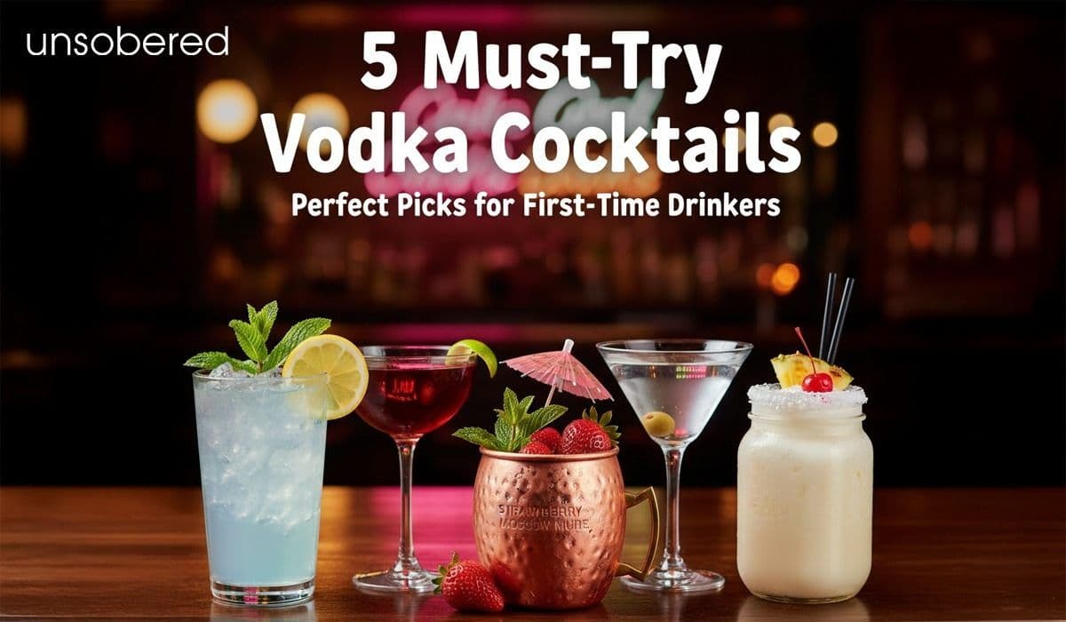 5 Must-Try Vodka Cocktails For First-Time Drinkers