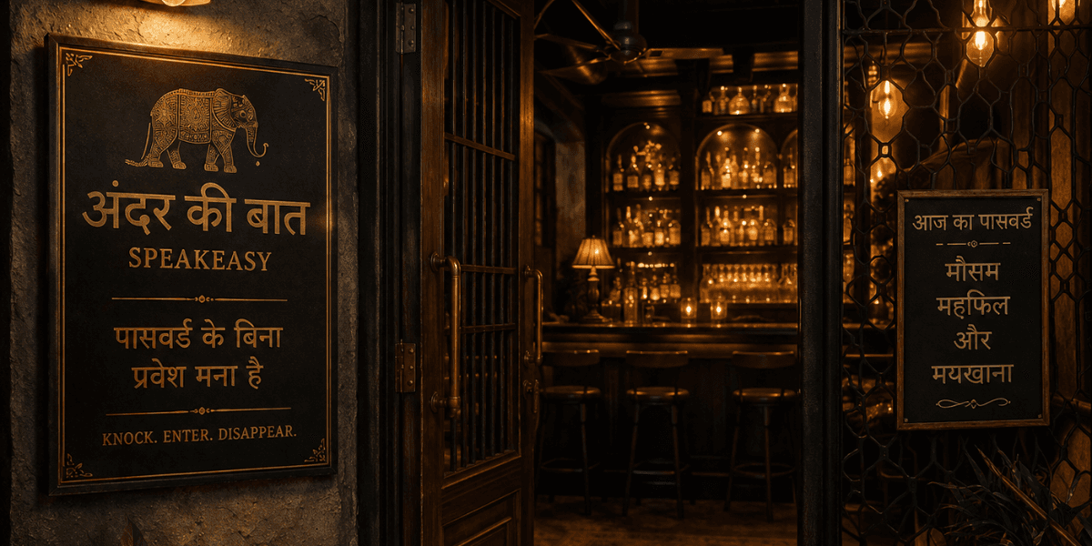 Inside India's Speakeasy Boom: Where Cocktails Meet Mystery