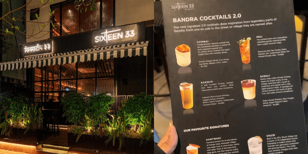 Sixteen33 Bandra Cocktails: Menu, Prices & Best Drinks To Try