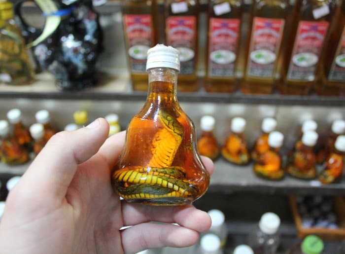 Snake wine