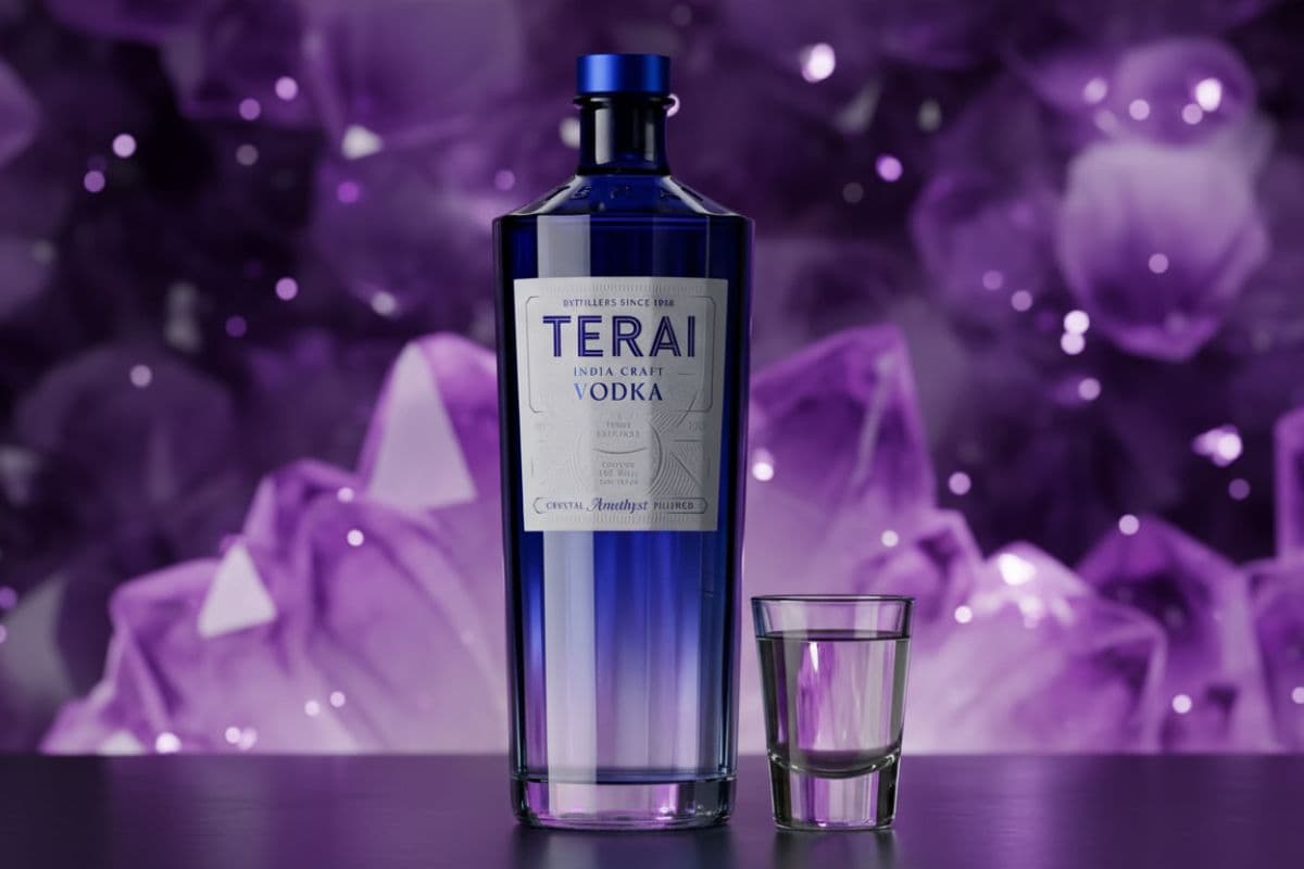 TERAI India Craft Vodka: Globus Spirits Introduces Vodka Filtered With Amethyst