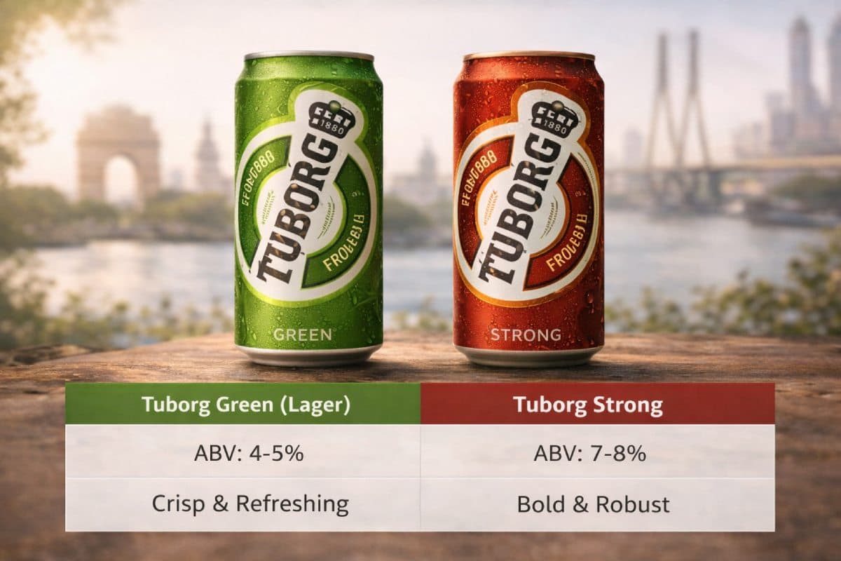Tuborg Green Vs. Tuborg Strong