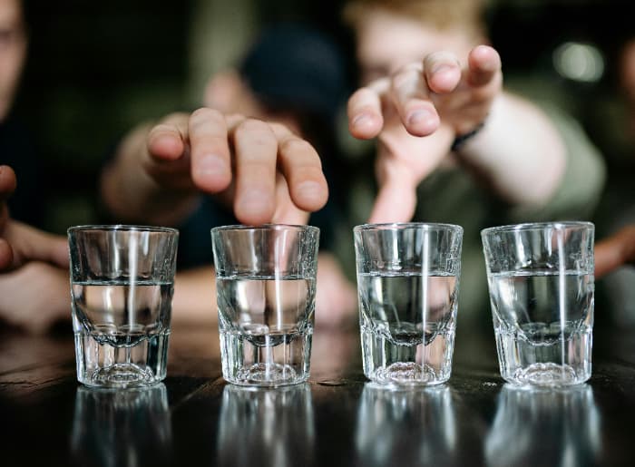 vodka shots