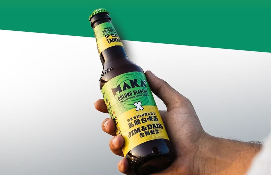 India Gets Its First Tea Beer – MAKA di Oo-Long Blanche