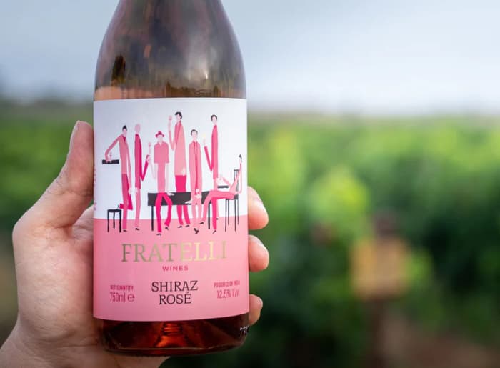 Fratelli Shiraz rose wine