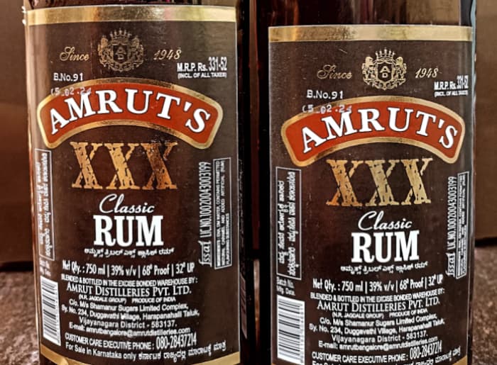 Amrut XXX Classic Rum Wins Rum Brand Champion 2026