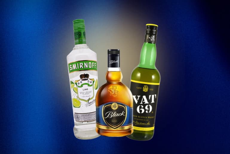 Diageo bottles