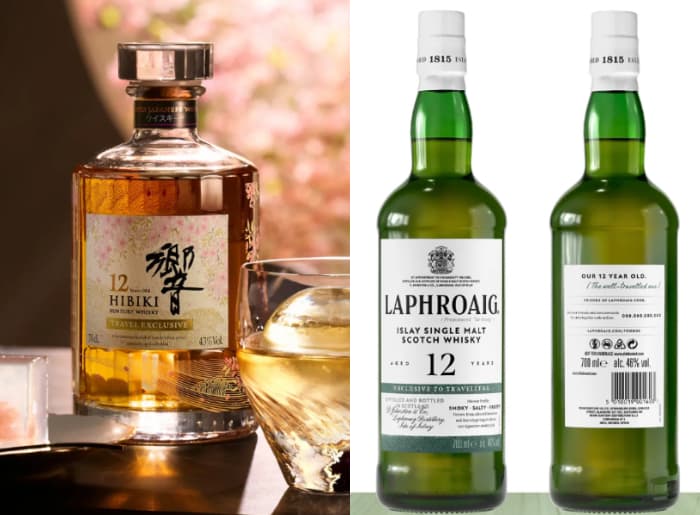 Hibiki 12 and Laphroaig 12: Two New Duty Free Whiskies