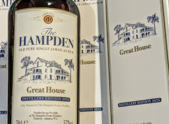 Hampden Estate Great House 2025 rum, winner of the IWSC 2026 Rum Trophy
