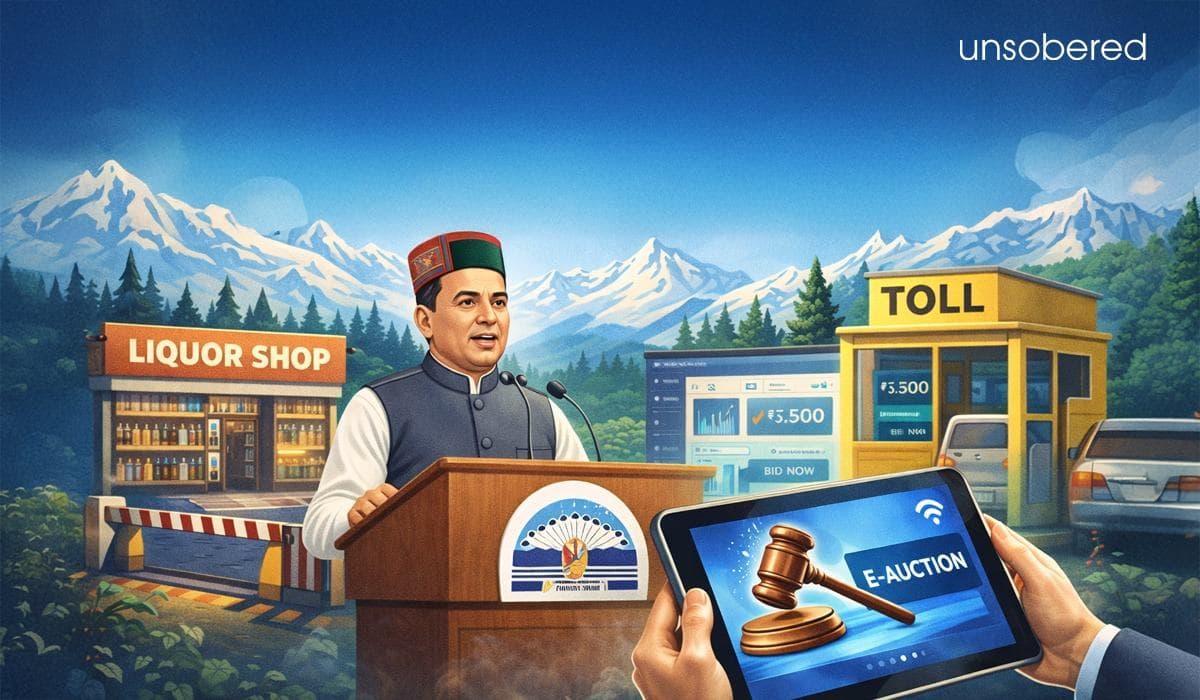 Himachal Pradesh To Roll Out First-Ever Digital E-Auction For Liquor Vends And Toll Barriers