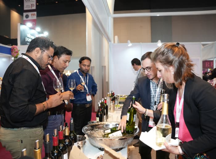 Judging panel at ProWine Mumbai.jpg