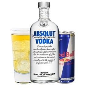 Red Bull Vodka image for unsobered listicle on music and alcohol pairings