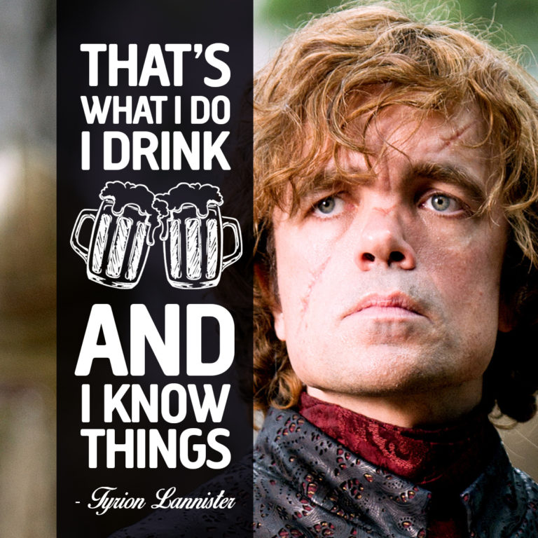 tyrion lannister quotes about alcohol