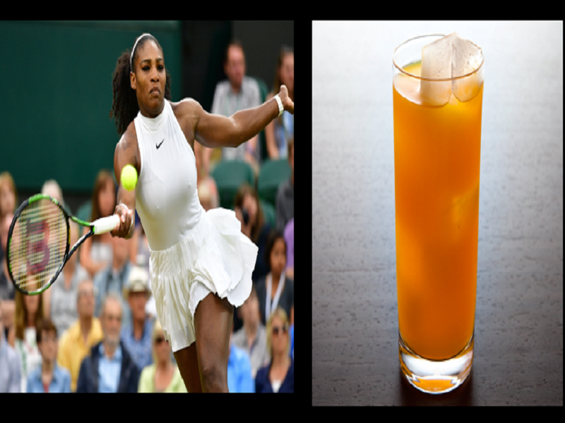 Header image for unsobered listicle on cocktail women tennis players