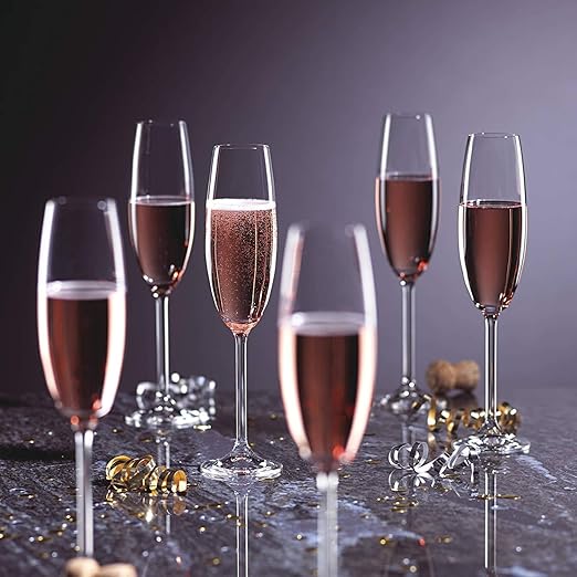 PrimeWorld Luxury Crystaline Touch Champagne Flute