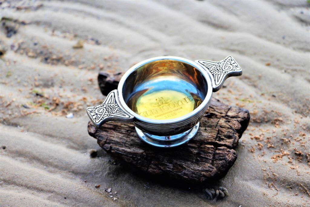 Using a quaich cup is one of the famous whiskey traditions around the world