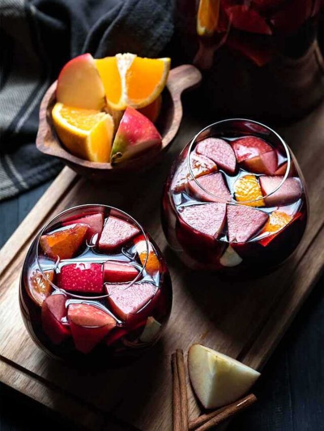 Sangria Cocktail Variations Photography