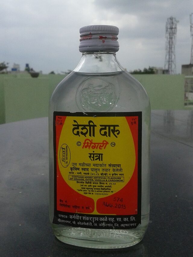 A bottle of G.M. Santra desi daru