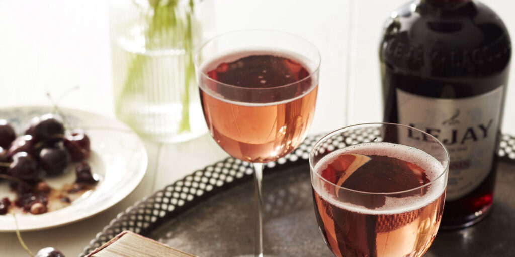 Kir Royale may be the easiest drink to make