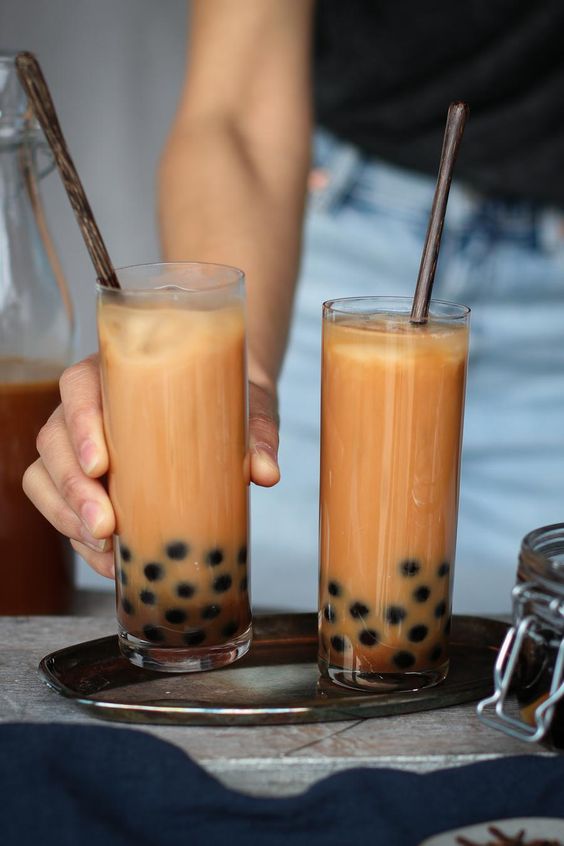 Coconut Boba Tea is one of the boba cocktails that uses coconut milk
