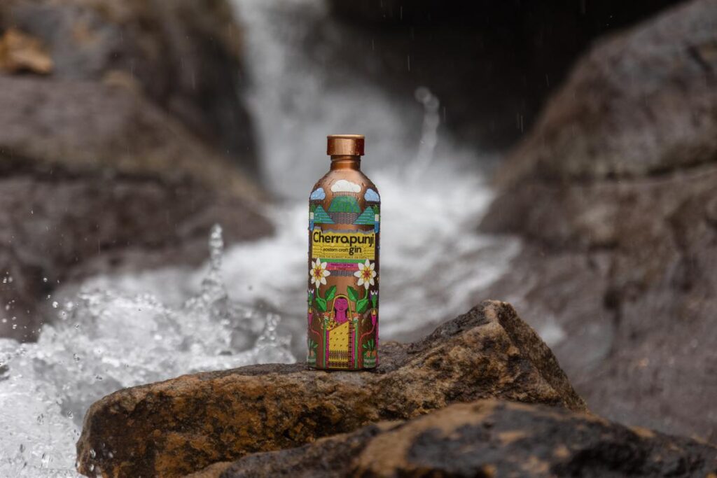 Cherrapunji Gin is one of the homegrown liquor brands in India that captures the essence of this rainfall and bottle it up for sale