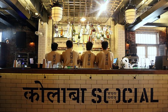 Colaba SOCIAL effortlessly channels a rebellious, anti-design look that could easily pass for a Meat-Packing District joint in New York
