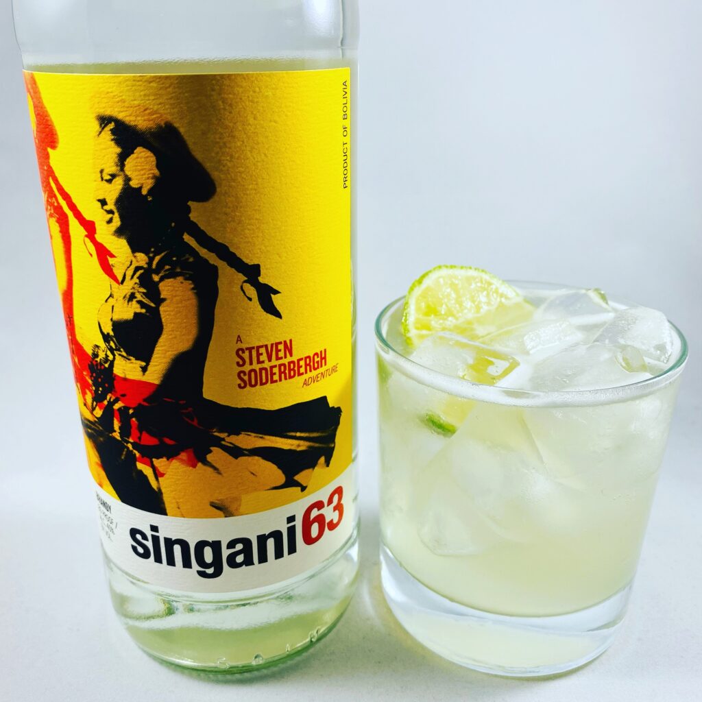 Singani used in different citrus cocktails