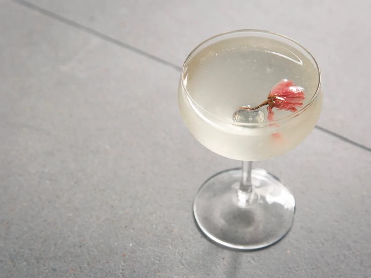 Sakura Martini, a kind of a floral cocktail