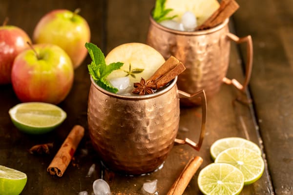 Apple Cider Moscow Mule is the variation that generally surfaces during the winters