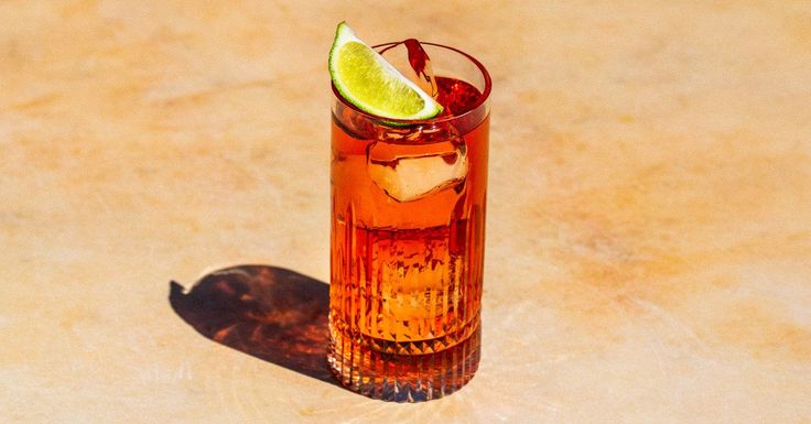 A glass of Cape Codder, one of the beach-themed cocktails. 