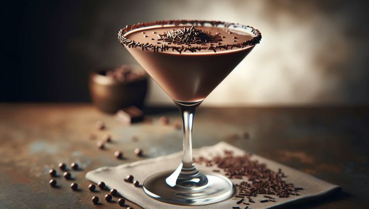 Chocolate cocktails to try.